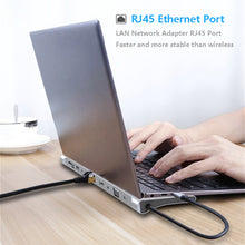 11-in-1 USB 3.0 Laptop Docking Station – Multifunctional Hub