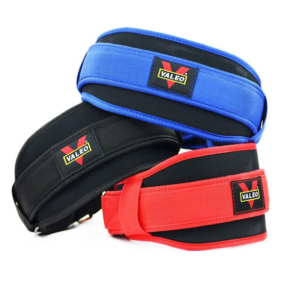 Valeo Weightlifting Belt - Adjustable Nylon Fitness Support