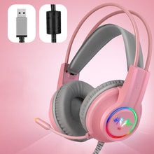 M5 Gaming Headset RGB Colorful Luminous Anti-Noise Heavy Bass Cable