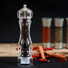 Elegant Glass Grinder with Pepper Mill