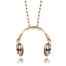 Music Headphones Titanium Steel Pendant