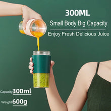 Portable Blender Juicer Cup – Compact, Rechargeable, 300ml