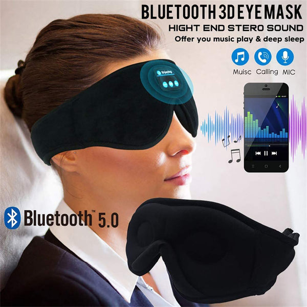 Wireless Bluetooth Sleep Eye Mask with Stereo Music &amp; Calls