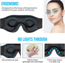 Wireless Bluetooth Sleep Eye Mask with Stereo Music & Calls