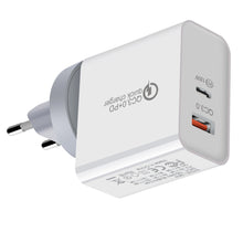 36W Dual-Port PD Charger with Type-C & USB