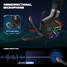 ONIKUMA K10 PRO Gaming Headset Stereo Gaming Headphones for PS4 PS5 Xbox One with Mic Led Light