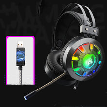 M5 Gaming Headset RGB Colorful Luminous Anti-Noise Heavy Bass Cable