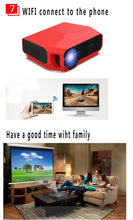 1080P HD Mini WiFi Projector | Portable, Android OS, 4600 Lumens