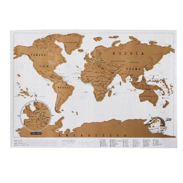 World Scratch Off Map - Track Your Adventures