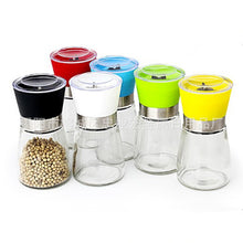 Elegant Glass Grinder with Pepper Mill