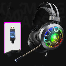 M5 Gaming Headset RGB Colorful Luminous Anti-Noise Heavy Bass Cable