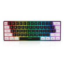 HXSJ 61 Key Gaming Membrane Keyboard RGB Light Multiple Shortcut Combination Factory In Stock