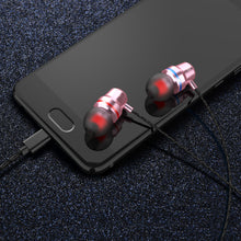 Metal heavy bass in-ear headphones