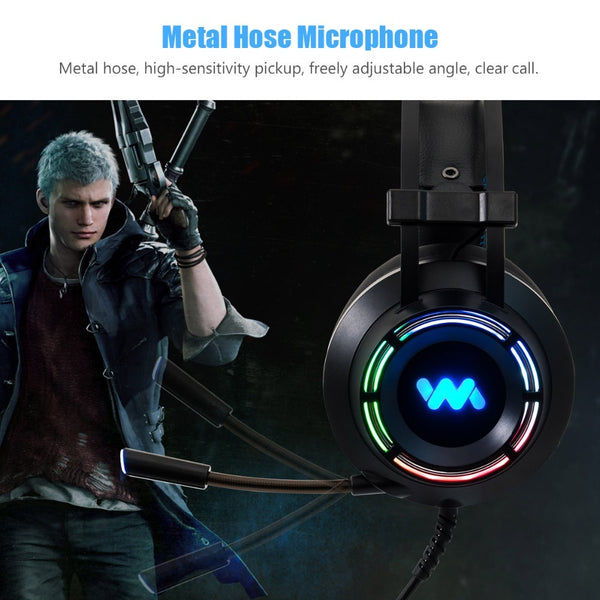 Gaming Internet Cafe Professional Gaming Headset 7.1 Channel Noise Cancelling Headset