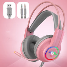 M5 Gaming Headset RGB Colorful Luminous Anti-Noise Heavy Bass Cable