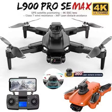 Professional L900 Pro SE MAX Drone GPS 4K WIFI FPV Camera 360° Obstacle Avoidance Brushless Motor RC Quadcopter Mini Dron Toy