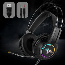 M5 Gaming Headset RGB Colorful Luminous Anti-Noise Heavy Bass Cable