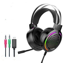 M5 Gaming Headset RGB Colorful Luminous Anti-Noise Heavy Bass Cable