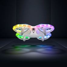 K30 Drones with Camera for Kids 720P, FPV RC Drones with RGB Light, 2 Batteries, White