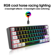 RGB Lighting 61 Keys Wired Gaming Membrane Keyboard