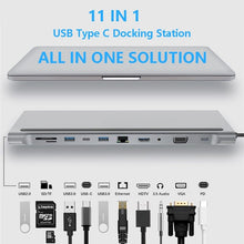 11-in-1 USB 3.0 Laptop Docking Station – Multifunctional Hub