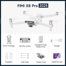 X8 Pro 2025 Drone 4K 60Fps 20KM Range 3-Axis Gimbal GPS AI Super Night Video 1/1.3-Inch 48Mp CMOS Sensor Smart Tracking