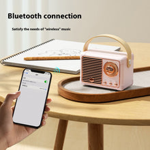 Bluetooth Audio Retro Mini Portable Wireless Card Vehicle-mounted Speakers Desktop Audio