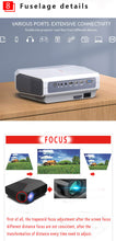 1080P HD Mini WiFi Projector | Portable, Android OS, 4600 Lumens