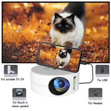 Household Portable Small Mobile Phone Wired Same Screen Projector