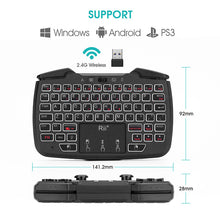 Wireless Mini Keyboard with Ergonomic Design - Compact & Portable