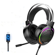 M5 Gaming Headset RGB Colorful Luminous Anti-Noise Heavy Bass Cable