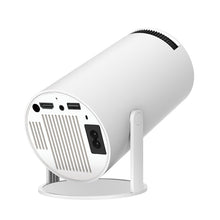 Portable Intelligent Projector HY300PRO, Supports Wireless Projection From Mobile Phones Tablets Computers,4K Hard Decoding, Dual-band Wi-Fi 6 And BT5.0