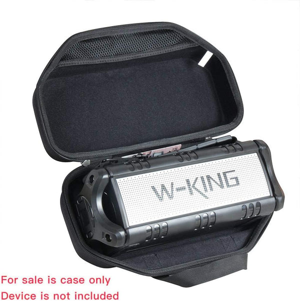 Hard Travel Case for W-King 50W Wireless Bluetooth Speakers (Black)