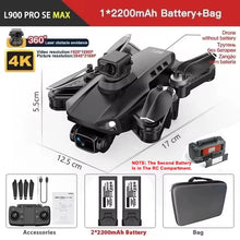 Professional L900 Pro SE MAX Drone GPS 4K WIFI FPV Camera 360° Obstacle Avoidance Brushless Motor RC Quadcopter Mini Dron Toy