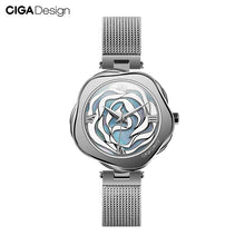 CIGA Design Denmark Rose Automatic Watch - Skeleton - Sapphire Crystal