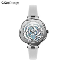 CIGA Design Denmark Rose Automatic Watch - Skeleton - Sapphire Crystal