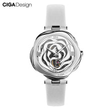 CIGA Design Denmark Rose Automatic Watch - Skeleton - Sapphire Crystal