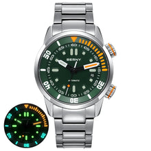 BERNY Automatic Dive Watch for Men – Super Luminous, Sapphire Crystal, 20ATM Waterproof