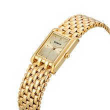 BERNY Women’s Gold Quartz Watch – Luxury Square Design