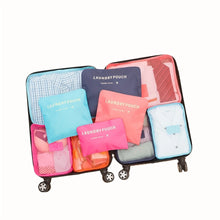 6pcs Travel Bag Set: Suitcase Packing Cubes