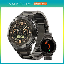 AMAZTIM T3E GPS Smartwatch - 5ATM IP69K - AMOLED - Bluetooth Calling - 170+ Sports Modes