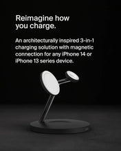 Belkin 3-in-1 MagSafe Wireless Charging Stand, 2nd Gen, 33% Faster Charging for Apple Watch, iPhone 15/14/13 Series, and AirPods