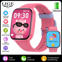 LIGE Kids' Smartwatch – Health Monitor, Interactive Features, Sports & Study Companion