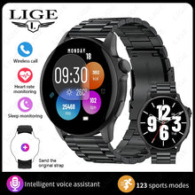 LIGE Smart Watch - Full Touchscreen - Bluetooth Calling - 1.39