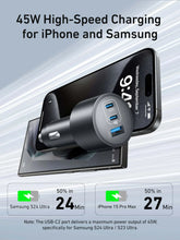 Anker USB-C Car Charger, 167.5W 3-Port Fast Charging for MacBook Pro/Air, iPhone 15/14/13 Series, Samsung Galaxy S24/S23, and More