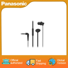 Panasonic Wired In-Ear Earphones with Dynamic Sound, Volume Control & Built-in Mic