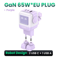 UGREEN 65W GaN PD Fast Charger, Robot Design, USB-C, PPS, Qualcomm Quick Charge for iPhone 16/15/14, Xiaomi, MacBook Pro, and More