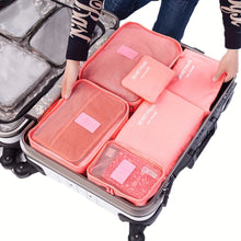 6pcs Travel Bag Set: Suitcase Packing Cubes