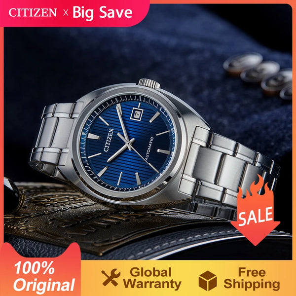 CITIZEN Automatic Japanese Watch for Men – Stainless Steel, 10ATM Waterproof