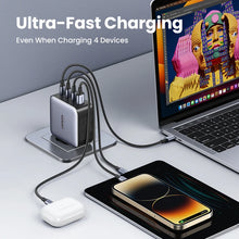 UGREEN 100W GaN USB-C PD Fast Charger, QC 4.0 & 3.0, 3 USB-C Ports for iPhone 16/15/14 Pro, MacBook, Laptop, Tablet